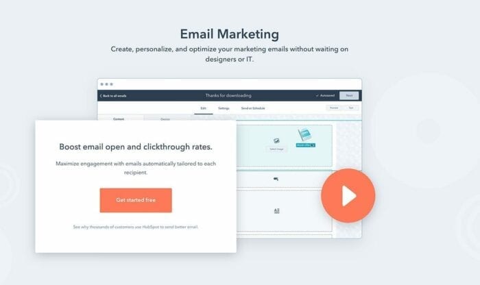 hubspot email marketing